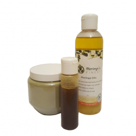 Moringa Olie 200ml + Neem olie & bladpoeder