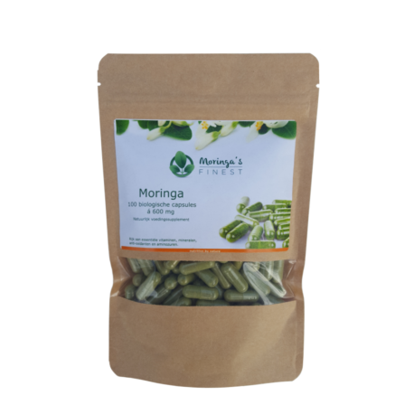 Capsules van de Moringa Oleifera - 100 Moringa Oleifera Capsules - Moringa's Finest